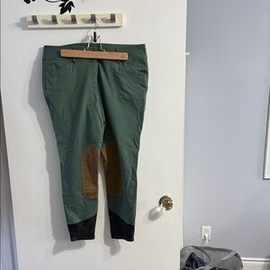 Women's Green RJ Classics Knee Patch Breeches